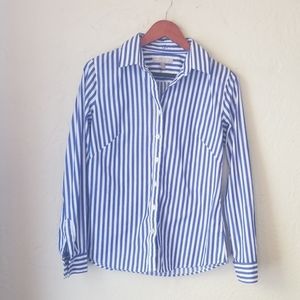 Banana Republic striped collared shirt